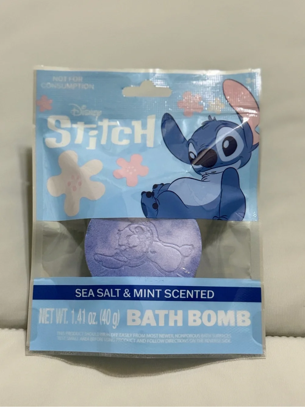 💜 Disney Stitch-Themed Bath Time Treats 3-Pack Set